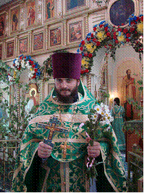 Настоятель Донской церкви отец Александр Краля. Фото. 2007 г.